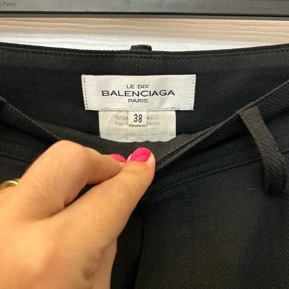 COPY - Balenciaga black trousers sz 38 - Picture 3 of 6